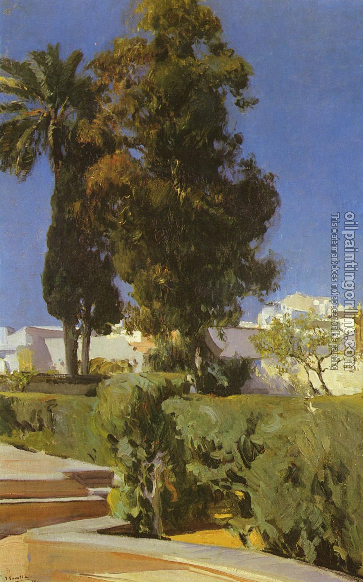 Joaquin Sorolla y Bastida - Jardines Del Alcazar